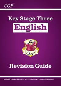 Book Cover for KS3 English Revision Guide (With Online Edition, Quizzes and Knowledge Organisers) by CGP Books