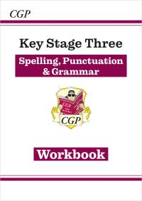 Book Cover for KS3 Spelling, Punctuation & Grammar Workbook (Answers Sold Separately) by CGP Books