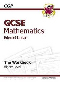 Book Cover for GCSE Maths Edexcel Workbook With Answers and Online Edition - Higher (A*-G Resits) by CGP Books