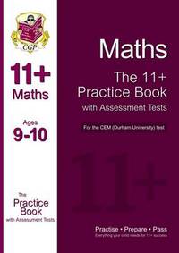 Book Cover for 11+ Maths Practice Book With Assessment Tests (Ages 9-10) for the CEM Test by CGP Books