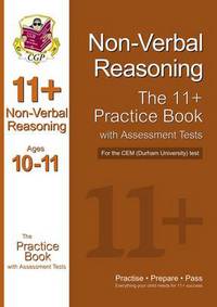 Book Cover for 11+ Non-Verbal Reasoning Practice Book With Assessment Tests (Ages 10-11) for the CEM Test by CGP Books