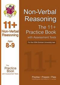 Book Cover for 11+ Non-Verbal Reasoning Practice Book With Assessment Tests (Ages 8-9) for the CEM Test by CGP Books