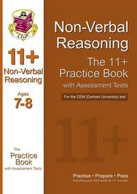Book Cover for 11+ Non-Verbal Reasoning Practice Book With Assessment Tests (Ages 7-8) for the CEM Test by CGP Books