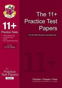 Book Cover for 11+ Practice Papers for the CEM Test - Pack 2 by CGP Books