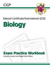 Book Cover for Edexcel International GCSE Biology Exam Practice Workbook With Answers (A*-G Course) by CGP Books