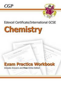 Book Cover for Edexcel International GCSE Chemistry Exam Practice Workbook With Answers (A*-G Course) by CGP Books