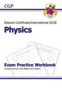 Book Cover for Edexcel International GCSE Physics Exam Practice Workbook With Answers (A*-G Course) by CGP Books