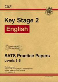 Book Cover for KS2 English SATs Practice Papers by CGP Books