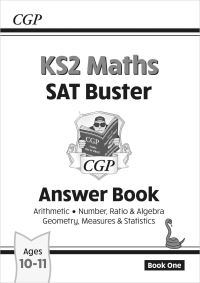 Book Cover for KS2 Maths SAT Buster by CGP Books