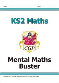 Book Cover for KS2 Maths - Mental Maths Buster (With Audio Tests) by CGP Books
