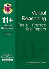 Book Cover for 11+ Verbal Reasoning Practice Papers by CGP Books