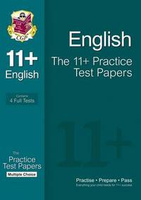 Book Cover for 11+ English Practice Papers by CGP Books