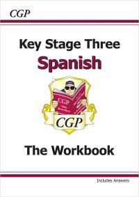 Book Cover for KS3 Spanish Workbook With Answers by CGP Books