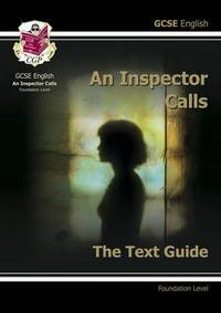 Book Cover for An Inspector Calls by J.B. Priestley Foundation Level by Peter Needham