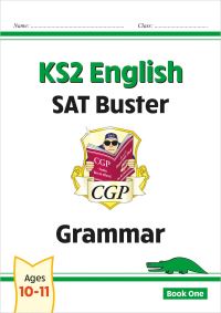 Book Cover for KS2 English SAT Buster by CGP Books