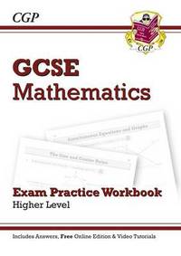 Book Cover for GCSE Maths Exam Practice Workbook With Answers and Online Edition - Higher (A*-G Resits) by CGP Books