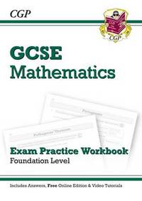 Book Cover for GCSE Maths Exam Practice Workbook With Answers and Online Edition - Foundation (A*-G Resits) by CGP Books