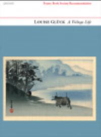 Book Cover for A Village Life by Louise Glück