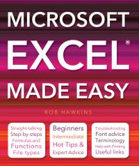 Book Cover for Microsoft Excel Made Easy by Rob Hawkins