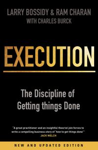 Book Cover for Execution by Larry Bossidy, Ram Charan, Charles Burck