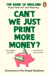 Book Cover for Can't We Just Print More Money? by Rupal Patel, Jack Meaning, Bank of England