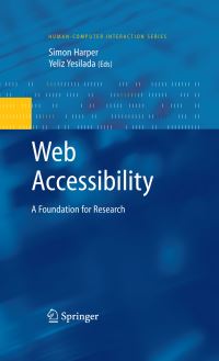 Book Cover for Web Accessibility by Simon Harper, Yeliz Yesilada