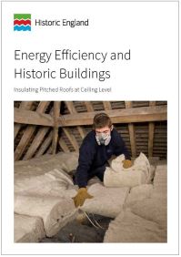 Book Cover for Energy Efficiency and Historic Buildings. Insulating Pitched Roofs at Ceiling Level by David Pickles, Historic England