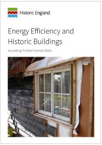 Book Cover for Energy Efficiency and Historic Buildings. Insulating Timber-Framed Walls by David Pickles, Historic England