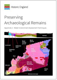 Book Cover for Preserving Archaeological Remains. Appendix 3 Water Environment Assessment Techniques by Claire Howarth, Jim Williams, Historic England