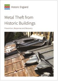 Book Cover for Metal Theft from Historic Buildings by Dale Dishon, Historic England