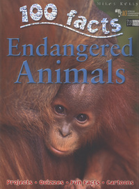 Book Cover for Endangered Animals by Steve Parker, African Conservation Foundation, Born Free Foundation