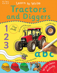 Book Cover for Tractors and Diggers by Camilla De la Bédoyère
