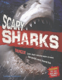 Book Cover for Scary Sharks by Camilla De la Bédoyère