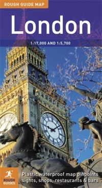 Book Cover for Rough Guide Map London by Rough Guides