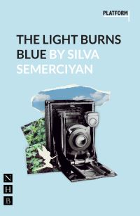 Book Cover for The Light Burns Blue by Silva Semerciyan