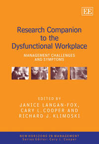 Book Cover for Research Companion to the Dysfunctional Workplace by Janice LanganFox, Cary L Cooper, Richard J Klimoski