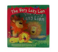 Book Cover for The Very Lazy Lion by Jack Tickle