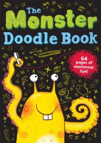 Book Cover for The Monster Doodle Book by Kate Daubney