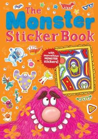 Book Cover for The Monster Sticker Book by Kate Daubney