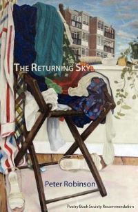 Book Cover for The Returning Sky by Peter Robinson, Poetry Book Society