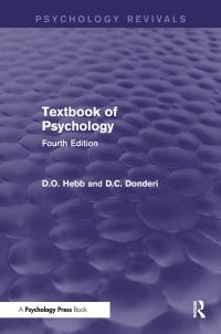Book Cover for Textbook of Psychology (Psychology Revivals) by DO Hebb, DC Donderi