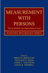 Book Cover for Measurement With Persons by Birgitta Stockholm University Berglund