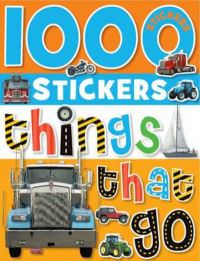 Book Cover for 1000 Stickers Things That Go by Joanna Bicknell