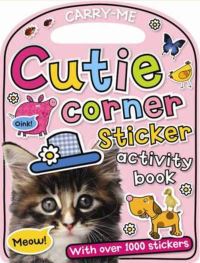 Book Cover for Cutie Corner Sticker Activity Book by Tim Bugbird