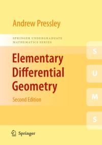 Book Cover for Elementary Differential Geometry by Andrew Pressley
