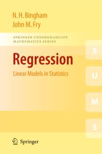 Book Cover for Regression by Nick Bingham, John M Fry