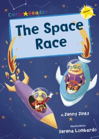 Book Cover for The Space Race by Jenny Jinks