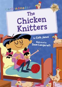 Book Cover for The Chicken Knitters by Cath Jones