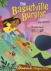 Book Cover for The Bassetville Burglar by Sue Walker