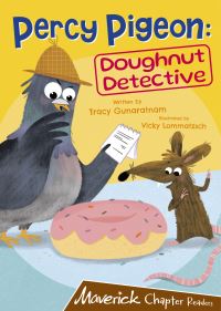 Book Cover for Percy Pigeon, Doughnut Detective by Tracy Gunaratnam